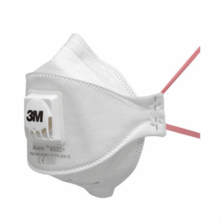 3M 9332 FFP3 Metal tüstüsünə qarşı respirator  (klapanlı)